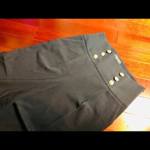 Forever 21 Sailor High Waisted Navy Pants